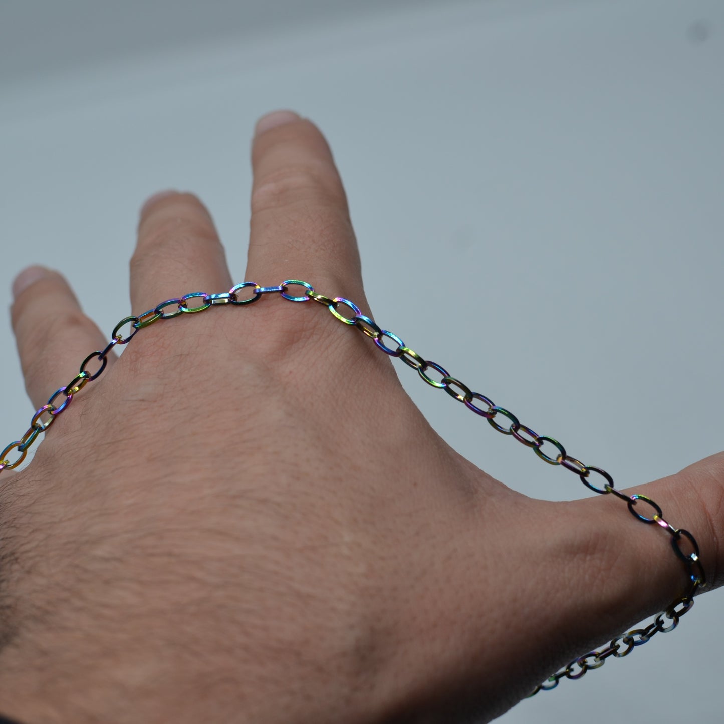 Chaîne en Acier Inoxydable avec Fermoir à Bascule – Élégance et Durabilité - taille 50 cm (20 pouces)