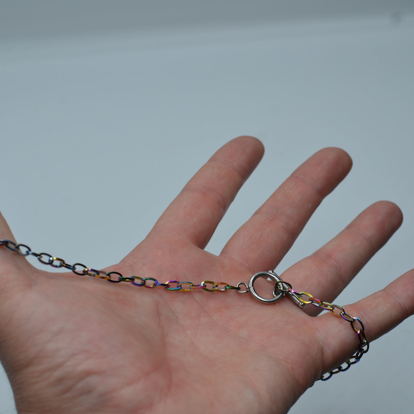 Chaîne en Acier Inoxydable avec Fermoir à Bascule – Élégance et Durabilité - taille 50 cm (20 pouces)